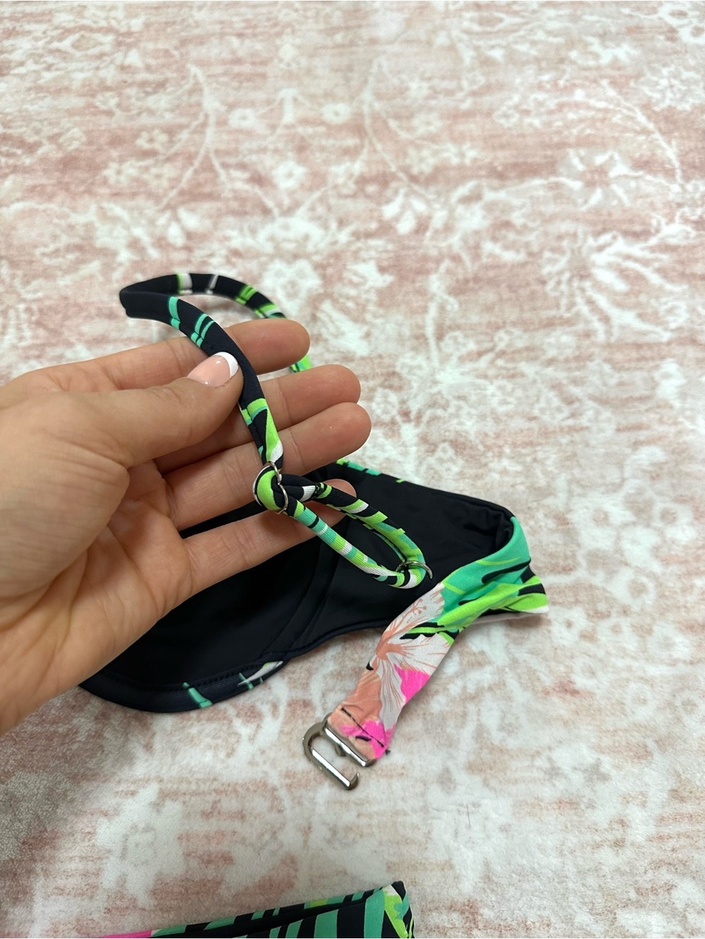 NWT 🌴SET Tropical Print Underwire Bikini - Picture 13 of 13